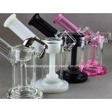 Wholesale Colorful Glass Water Pipe Oil Rig Vapor Rig with Tyre Perc